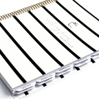Classic Black Stripe Teacher Planner