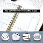 Classic Black Stripe Teacher Planner