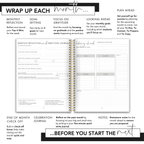Classic Black Stripe Teacher Planner