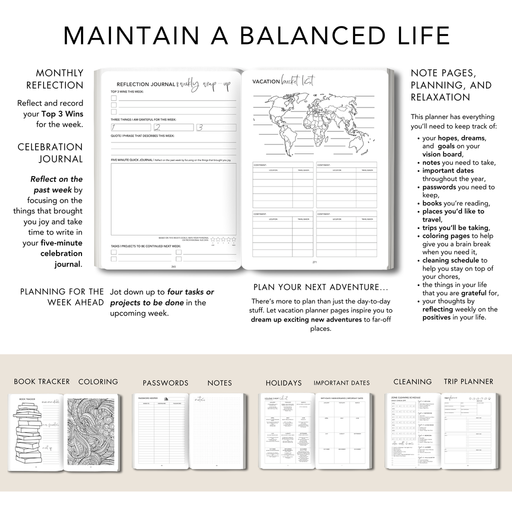 Classic Beige Personal Planner