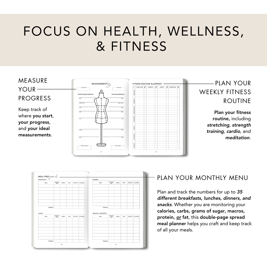 Classic Beige Personal Planner