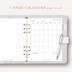 1-Page Undated Monthly Teacher Planner