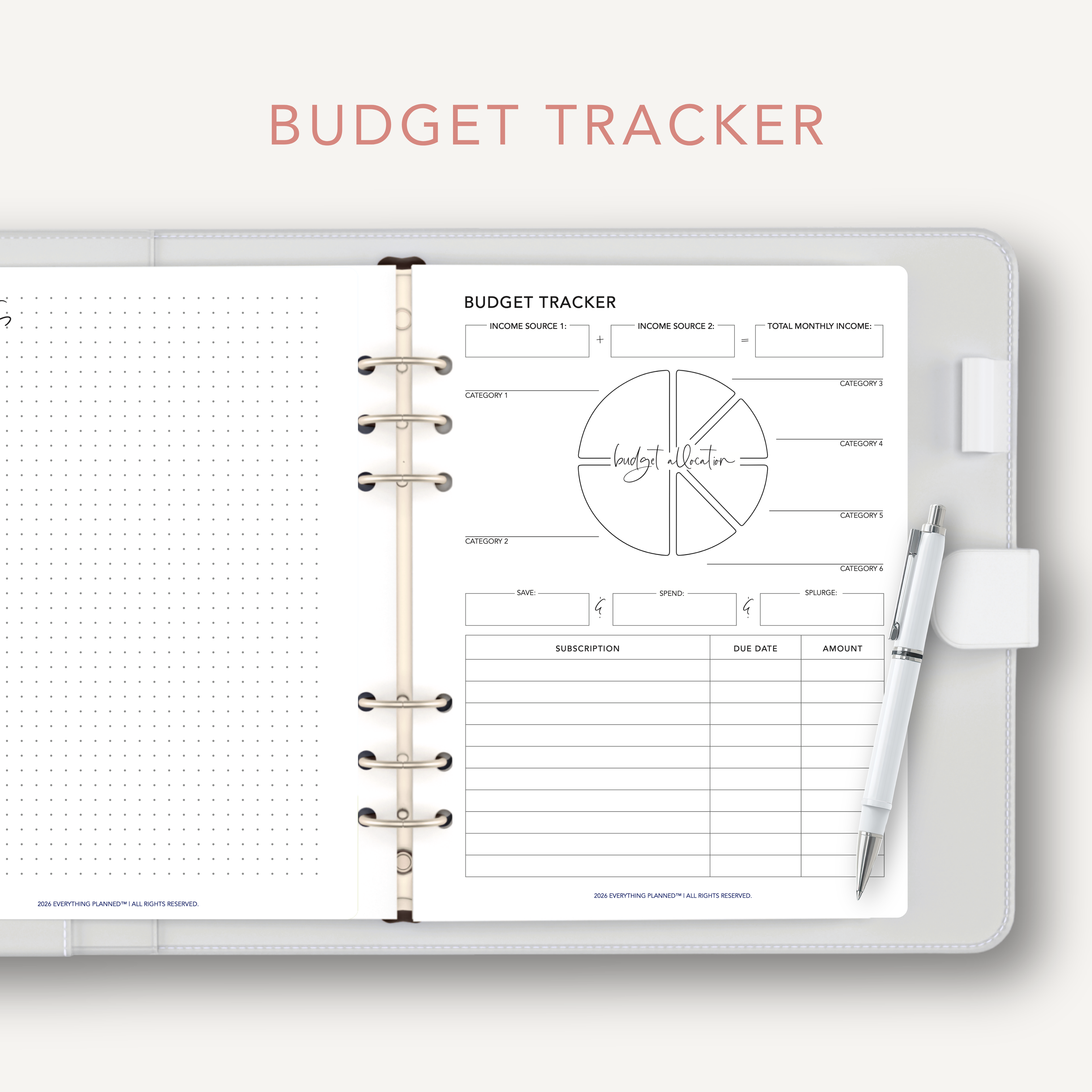 Household Budget Tracker