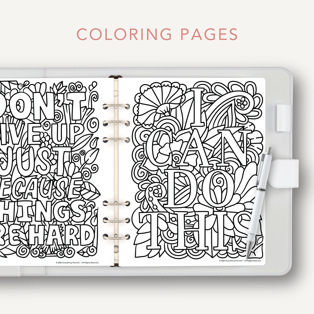 Inspirational Coloring Pages