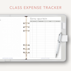 Classroom Expense Log