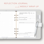Reflection Journal & Weekly Wrap-Up Page