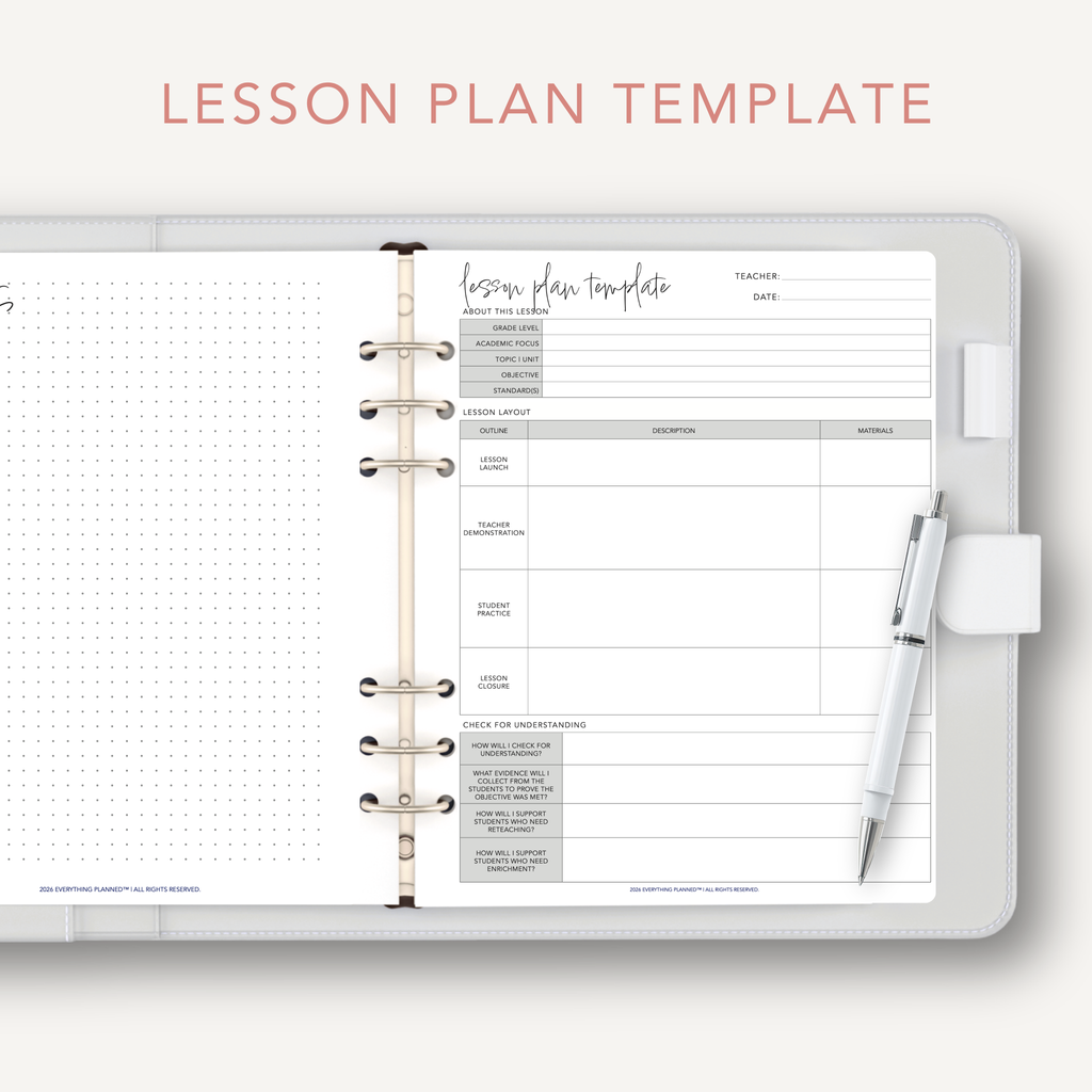Lesson Plan Template