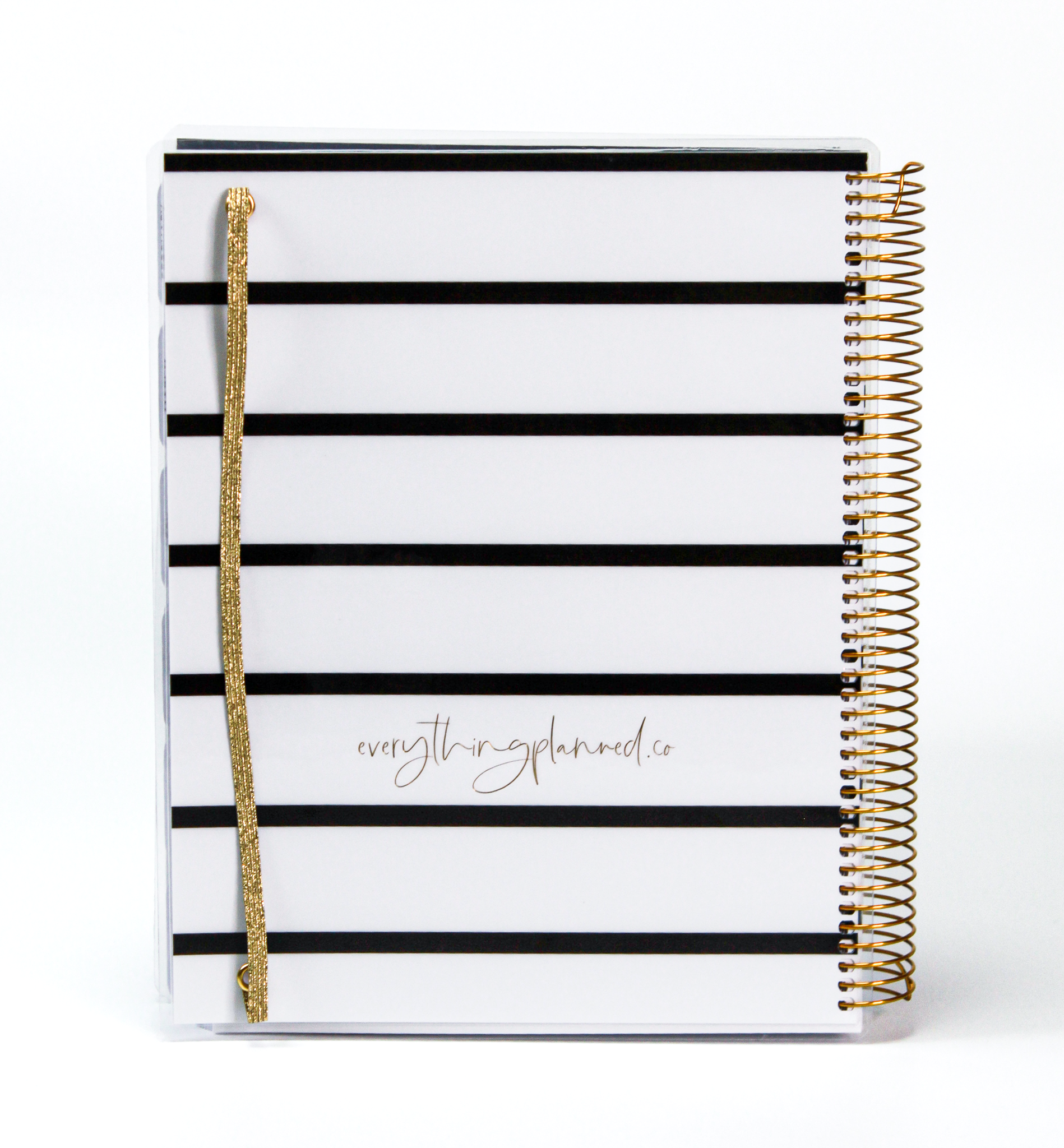 Classic Black Stripe Teacher Planner