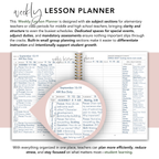 Modern Floral Teacher Planner