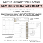 Modern Floral Teacher Planner