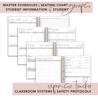 Modern Floral Teacher Planner
