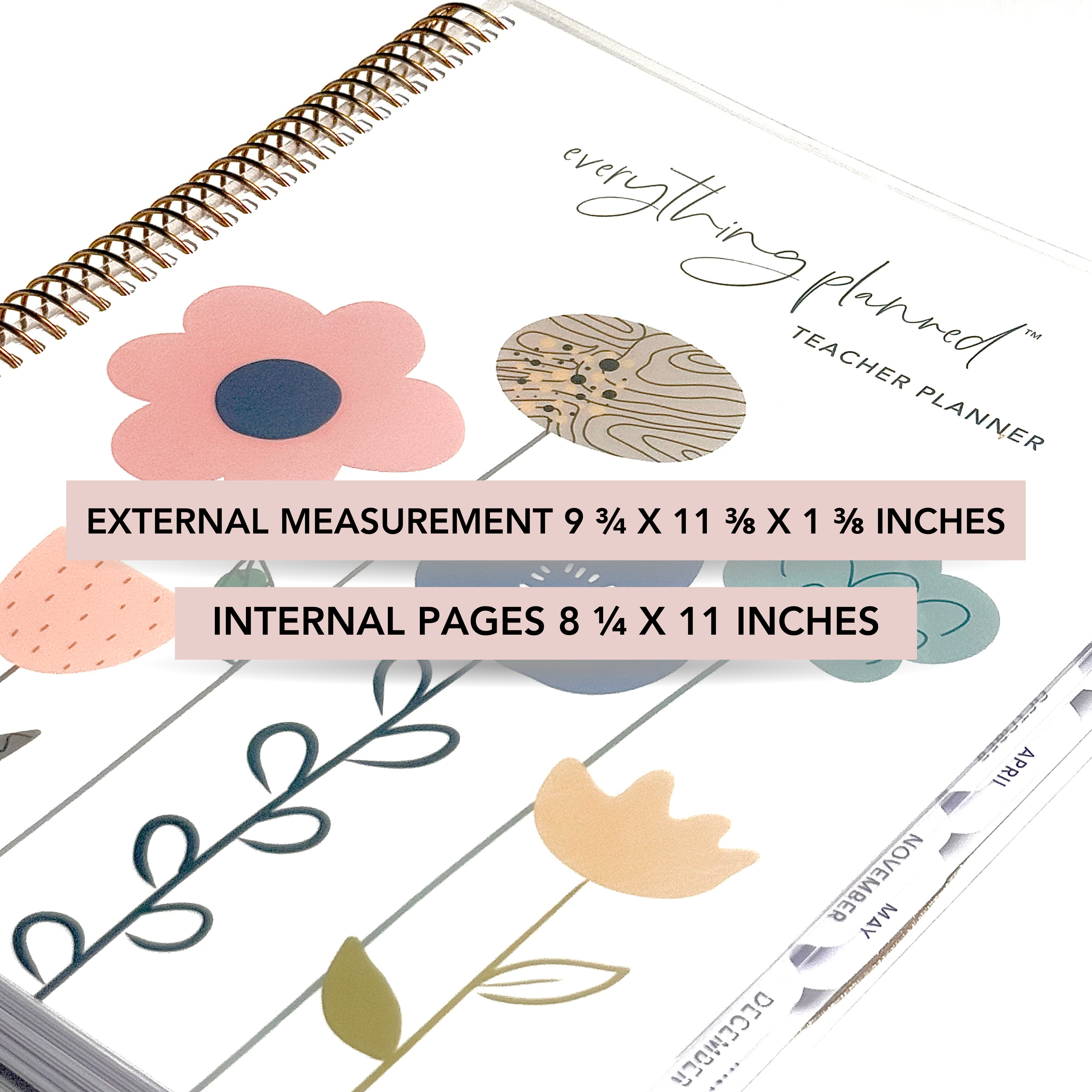 Modern Floral Teacher Planner