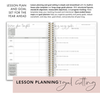 Modern Floral Teacher Planner